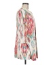 Chico's 100% Linen Print Ivory Coat Size Med (1) - photo 4