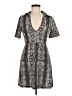 Le Lis Paisley Gray Casual Dress Size M - photo 1
