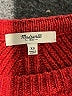 Madewell Tweed Red Pullover Sweater Size XS - photo 7