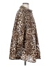 Roaman's Animal Print Brown Long Sleeve Blouse Size 26 waist - photo 4