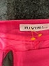 RIVIR 100% Polyester Solid Pink Shorts Size S - photo 3