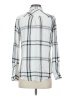 Rails 100% Rayon Plaid Silver Long Sleeve Button-Down Shirt Size S - photo 2