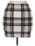 Shein Plaid White Casual Skirt Size 6 - photo 1