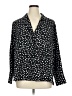 Sanctuary 100% Polyester Polka Dots Black Long Sleeve Blouse Size 1X - photo 1