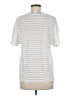 Gerard Darel Stripes Ivory Short Sleeve T-Shirt Size Med (3) - photo 2