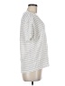 Gerard Darel Stripes Ivory Short Sleeve T-Shirt Size Med (3) - photo 4