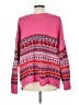 BDG Hearts Pink Pullover Sweater Size L - photo 2