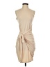 Unbranded 100% Polyester Solid Tan Cocktail Dress Size S - photo 1