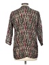 AP.NY Argyle Gray 3/4 Sleeve Blouse Size L - photo 2