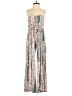 BSL 100% Viscose Print Ivory Jumpsuit Size S - photo 1
