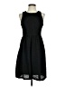 Bordeaux 100% Polyester Chevron-herringbone Black Casual Dress Size XS - photo 1