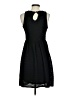 Bordeaux 100% Polyester Chevron-herringbone Black Casual Dress Size XS - photo 2