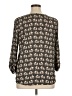 Pixley 100% Polyester Brown 3/4 Sleeve Blouse Size XL - photo 2