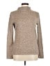 BeachLunchLounge Animal Print Tan Turtleneck Sweater Size M - photo 1