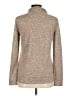 BeachLunchLounge Animal Print Tan Turtleneck Sweater Size M - photo 2