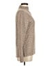 BeachLunchLounge Animal Print Tan Turtleneck Sweater Size M - photo 4