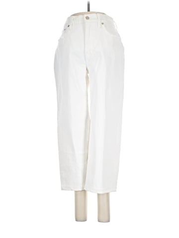 Madewell The Petite Perfect Vintage Wide-Leg Crop Jean in Tile White (view 1)