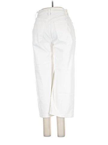 Madewell The Petite Perfect Vintage Wide-Leg Crop Jean in Tile White (view 2)