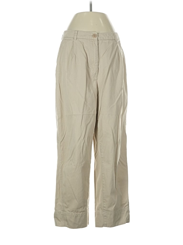 Weekday Khaki Pant: Tan Solid Pattern Bottoms - Size Small
