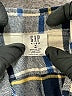 Gap Kids 100% Cotton Plaid Blue Long Sleeve Button-Down Shirt Size 8 - photo 3