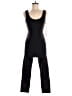 Iris & Ink Solid Black Jumpsuit Size L - photo 1