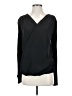Trouve 100% Polyester Black Long Sleeve Blouse Size S - photo 1