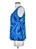 MICHAEL Michael Kors 100% Polyester Blue Sleeveless Blouse Size 4 - photo 5