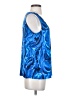 MICHAEL Michael Kors 100% Polyester Blue Sleeveless Blouse Size 4 - photo 4