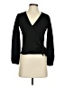 TeXTURE & THREAD Madewell Black Long Sleeve Blouse Size XXS - photo 1
