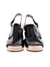 Biala 100% Leather Black Wedges Size EU 38 - photo 2