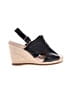 Biala 100% Leather Black Wedges Size EU 38 - photo 1