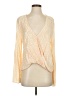 Blue Life 100% Rayon Ivory Long Sleeve Blouse Size S - photo 1