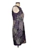 Connected Apparel Graphic Purple Cocktail Dress Size 10 (petite) - photo 4