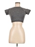 Unbranded Gray Short Sleeve Turtleneck Size M - photo 1