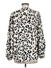 Unbranded Animal Print Ivory Long Sleeve Blouse Size M - photo 2