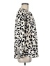 Unbranded Animal Print Ivory Long Sleeve Blouse Size M - photo 4