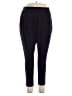 Roaman's Solid Black Active Pants Size 26 (2X) - photo 1