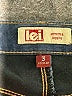 L.e.i. Solid Blue Jeans Size 3 - photo 4