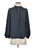 Ann Taylor LOFT 100% Polyester Solid Gray 3/4 Sleeve Blouse Size S - photo 1