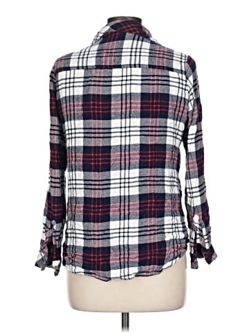Jane Ashley Long Sleeve Button-Down Shirt (view 2)