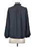 Ann Taylor LOFT 100% Polyester Solid Gray 3/4 Sleeve Blouse Size S - photo 2