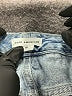 Good American Blue Denim Shorts Size 15 - photo 3