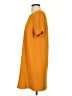 Everly 100% Polyester Solid Orange Casual Dress Size S - photo 5