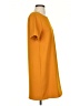 Everly 100% Polyester Solid Orange Casual Dress Size S - photo 4