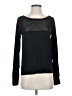 CHILL BY WILL Black Long Sleeve Top Size 2 - photo 1
