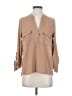 Forever 21 Tan 3/4 Sleeve Blouse Size S - photo 1