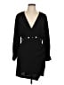 Zara Solid Black Cocktail Dress Size L - photo 1