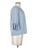MICHAEL Michael Kors Blue 3/4 Sleeve Blouse Size S - photo 4