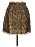 J.Crew 100% Polyester Metallic Gold Formal Skirt Size 0 - photo 2