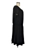 Susan Graver Solid Black Casual Dress Size M - photo 4